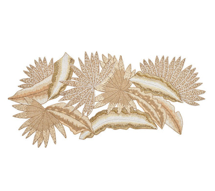 Kim Seybert, Inc.Java Runner in Natural, Gold & SilverTable Runners