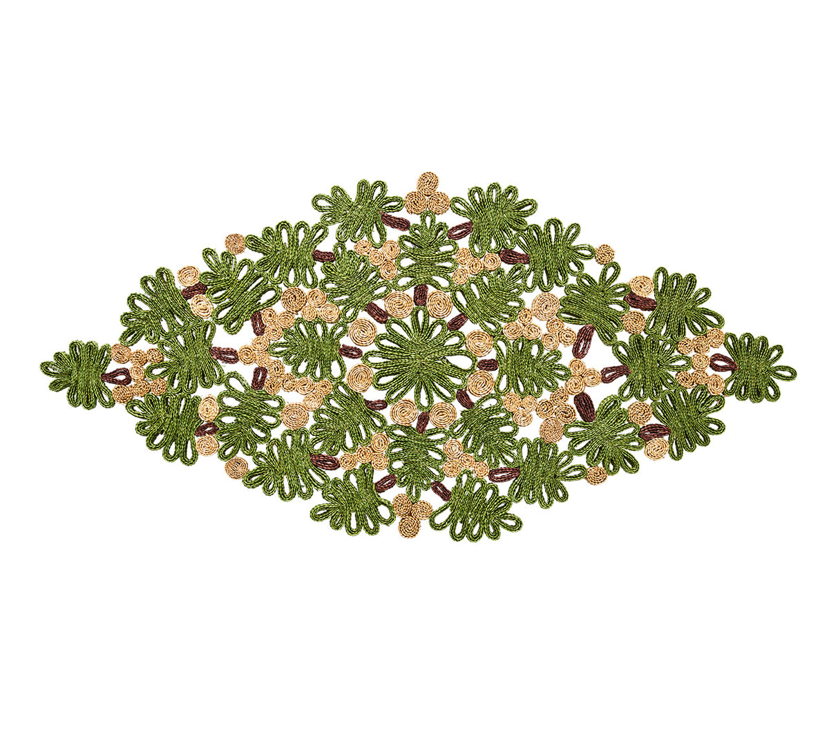 Verve Runner in Green & Natural