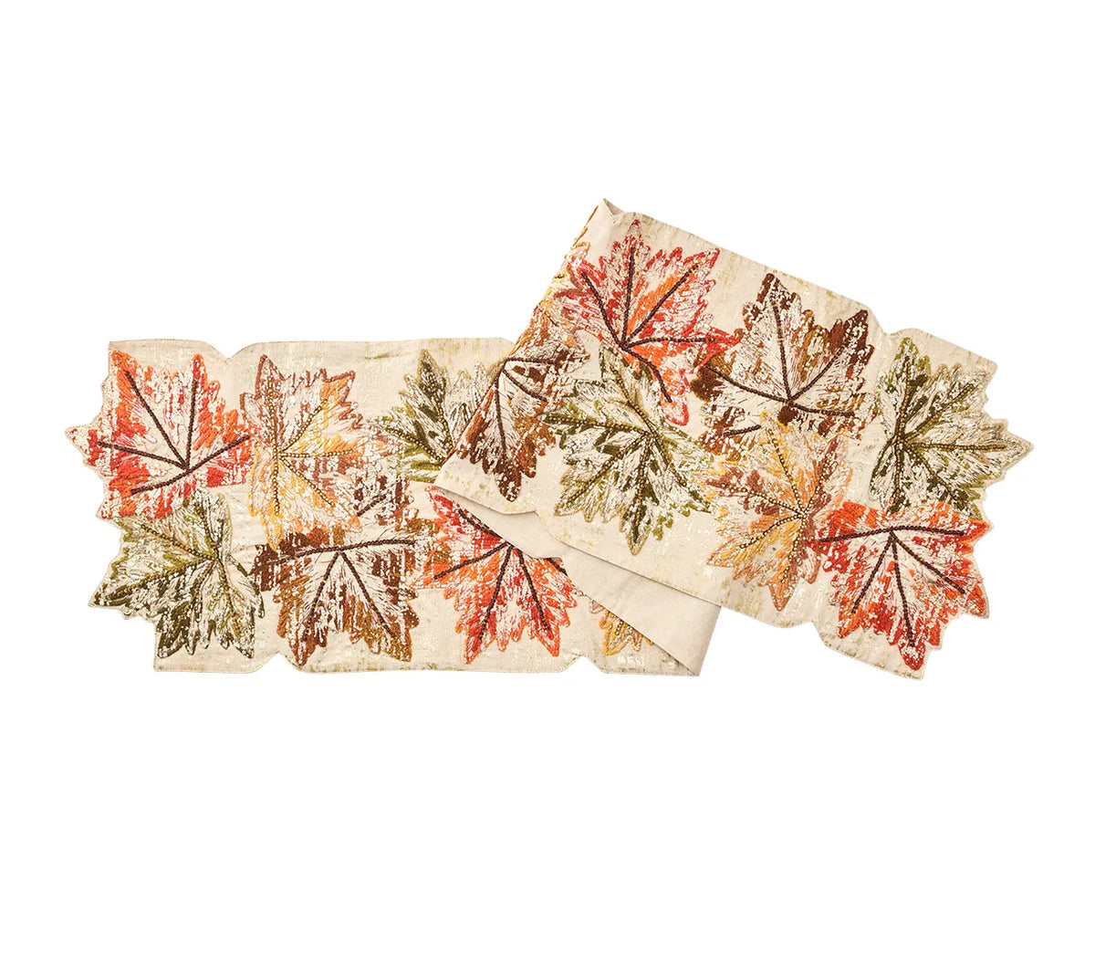 Ember Leaf Runner in Natural & Multi