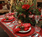 Ripple Candle Holder in Ruby