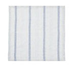 Ribbon Stripe Napkin in Ivory & Blue, Set of 4