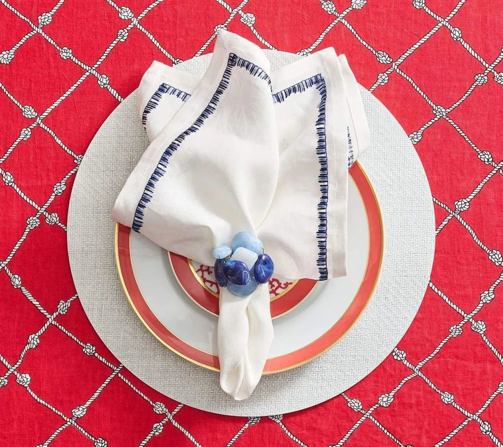 Saigon Placemat in White, Set of 4