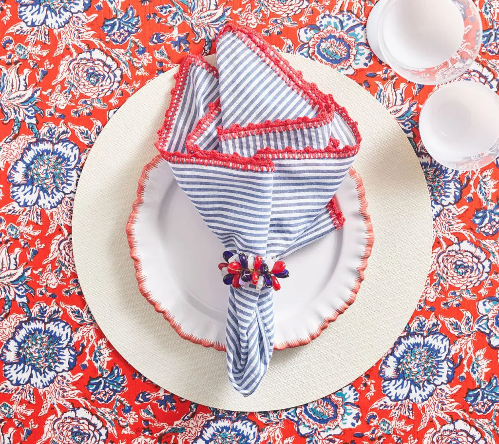 Saigon Placemat in White, Set of 4
