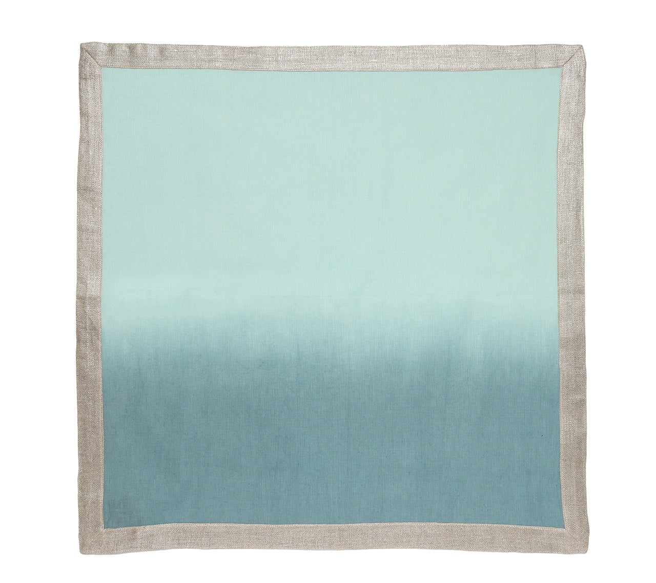 Dip Dye Napkins in Cool Tones, Set of 4