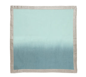 Dip Dye Napkins in Cool Tones, Set of 4