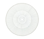 Spoke Placemat in White, Set of 4