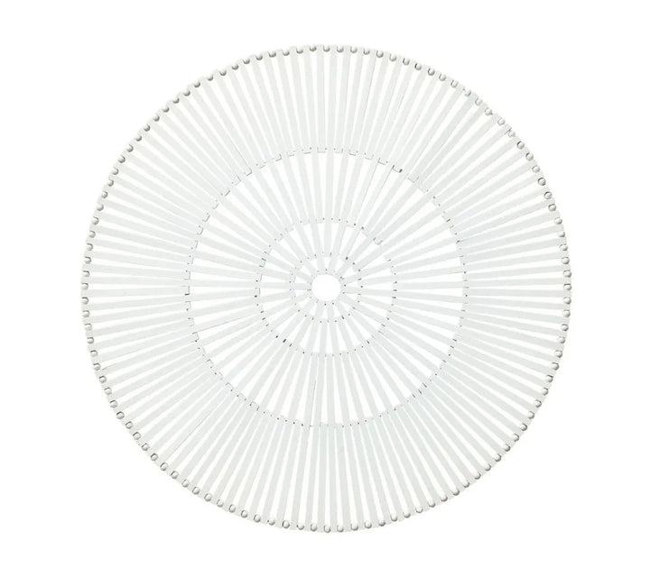 Spoke Placemat in White, Set of 4