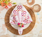 Spoke Placemat in Brown, Set of 4
