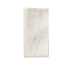 Star Spray Napkin in White & Gold & Silver, Set of 4