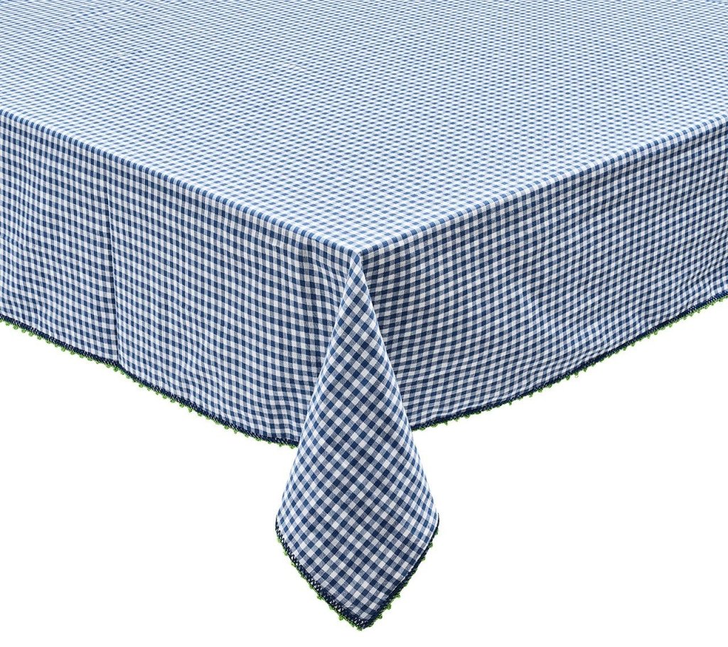 Kim Seybert, Inc.Check Tablecloth in Blue & GreenTablecloths