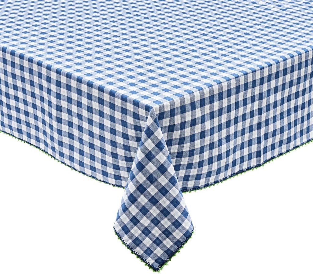 Kim Seybert, Inc.Check Tablecloth in Blue & GreenTablecloths