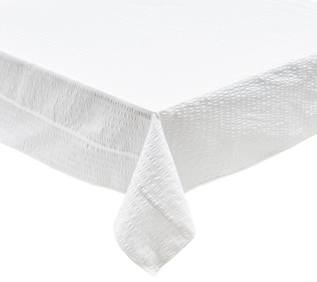 Kim Seybert, Inc.Seersucker Tablecloth in WhiteTablecloths
