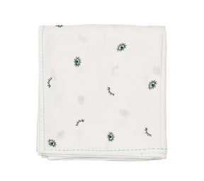 Kim Seybert, Inc.Bohemia Tablecloth in White & Seafoam