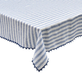 Kim Seybert, Inc.Linea Tablecloth in White & BlueTablecloths