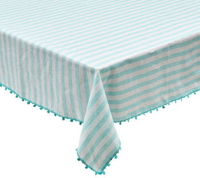 Kim Seybert, Inc.Linea Tablecloth in White & Seafoam