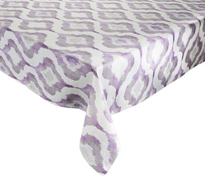 Kim Seybert, Inc.Watercolor Ikat Tablecloth in Gray & LilacTablecloths