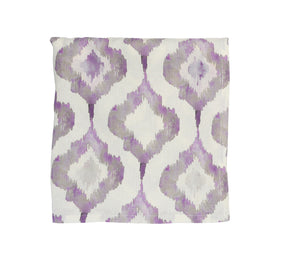 Watercolor Ikat Tablecloth in Gray & Lilac