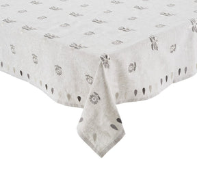Sample: Lima Tablecloth in Gray & Silver