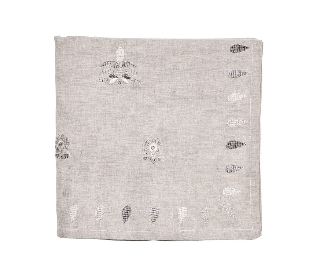 Sample: Lima Tablecloth in Gray & Silver