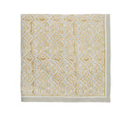 Sample: Alfresco Tablecloth in Natural & Gray