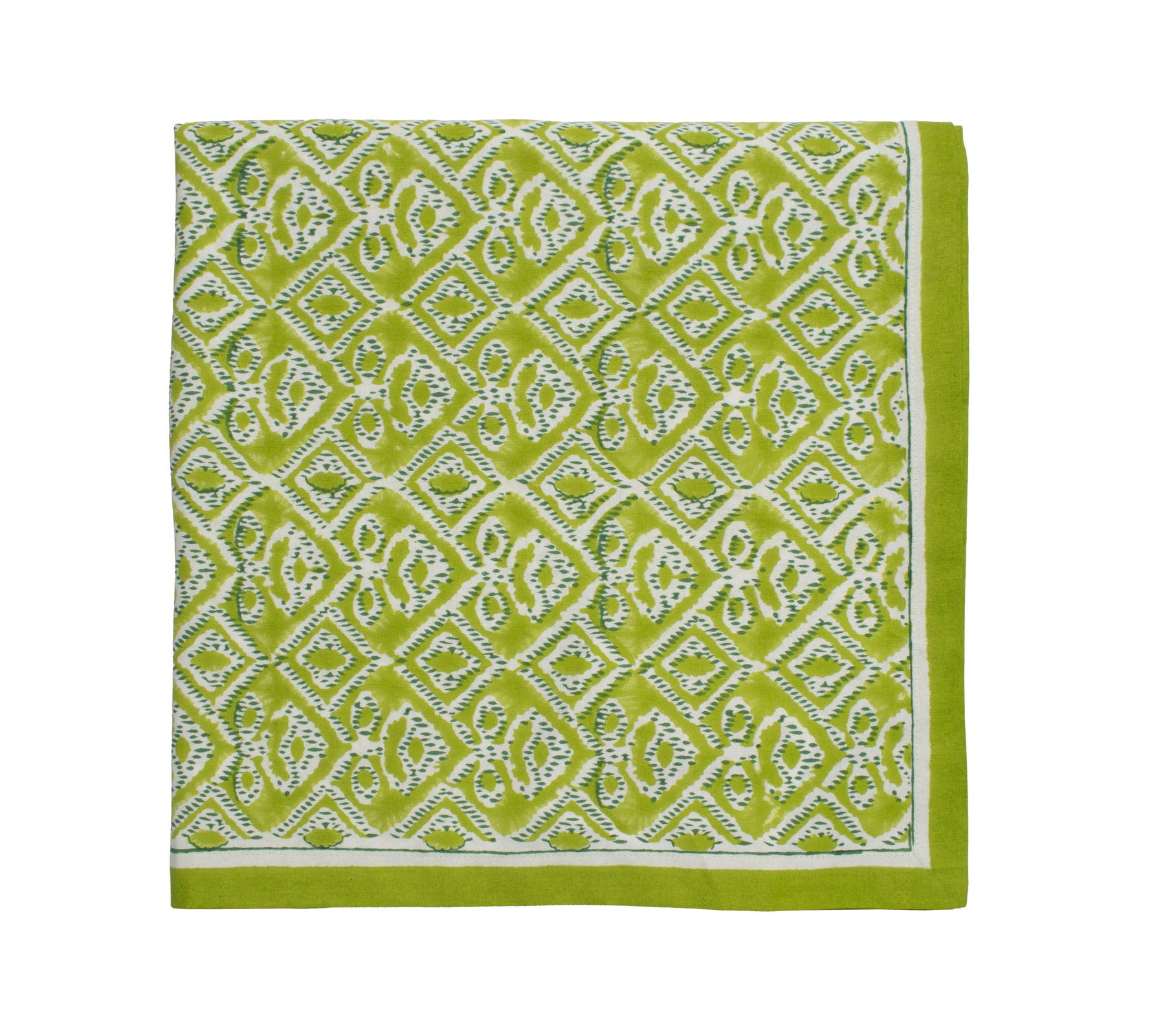 Alfresco Tablecloth in Olive & Green