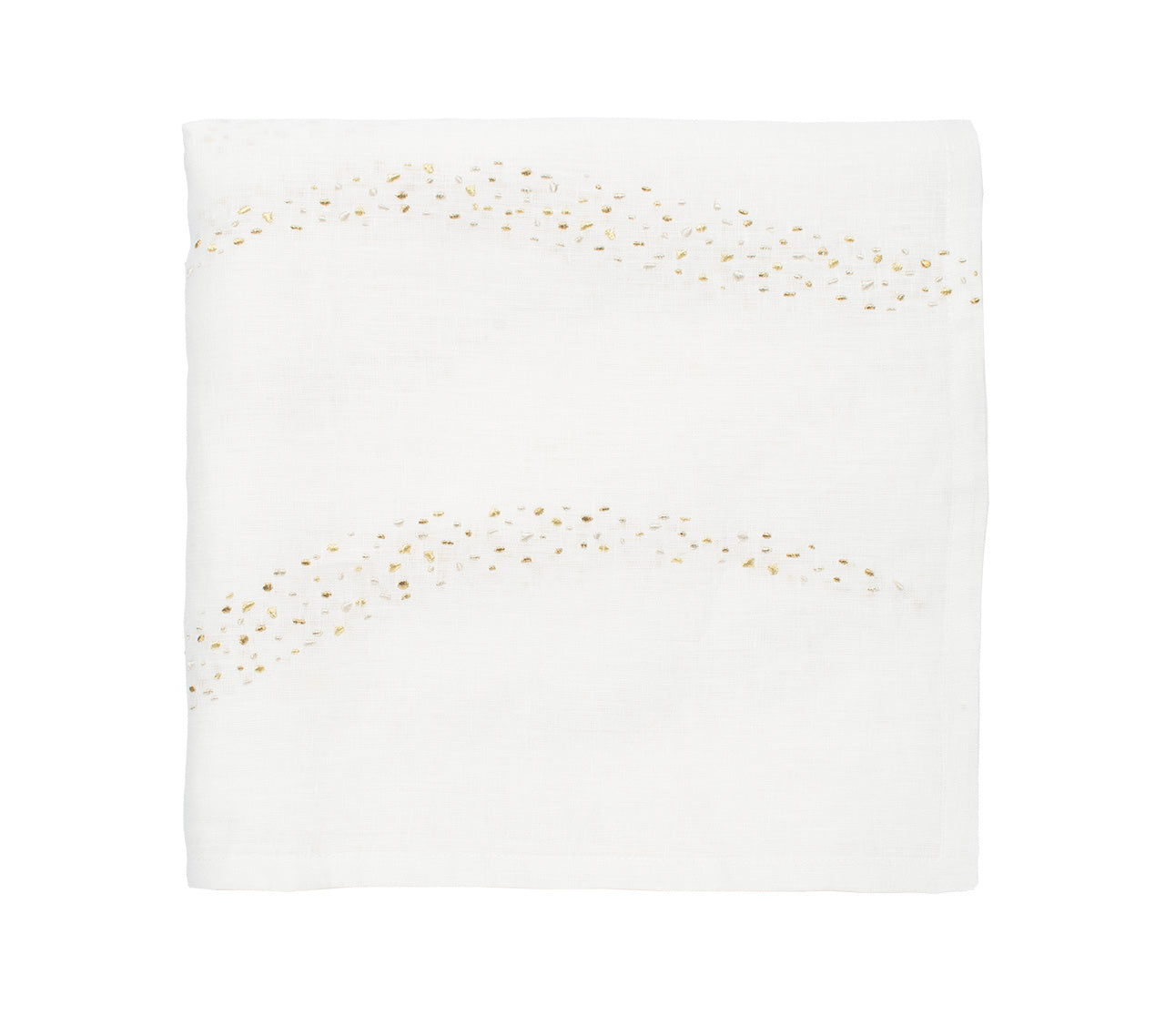 Pin Dot Tablecloth in Gold & Silver