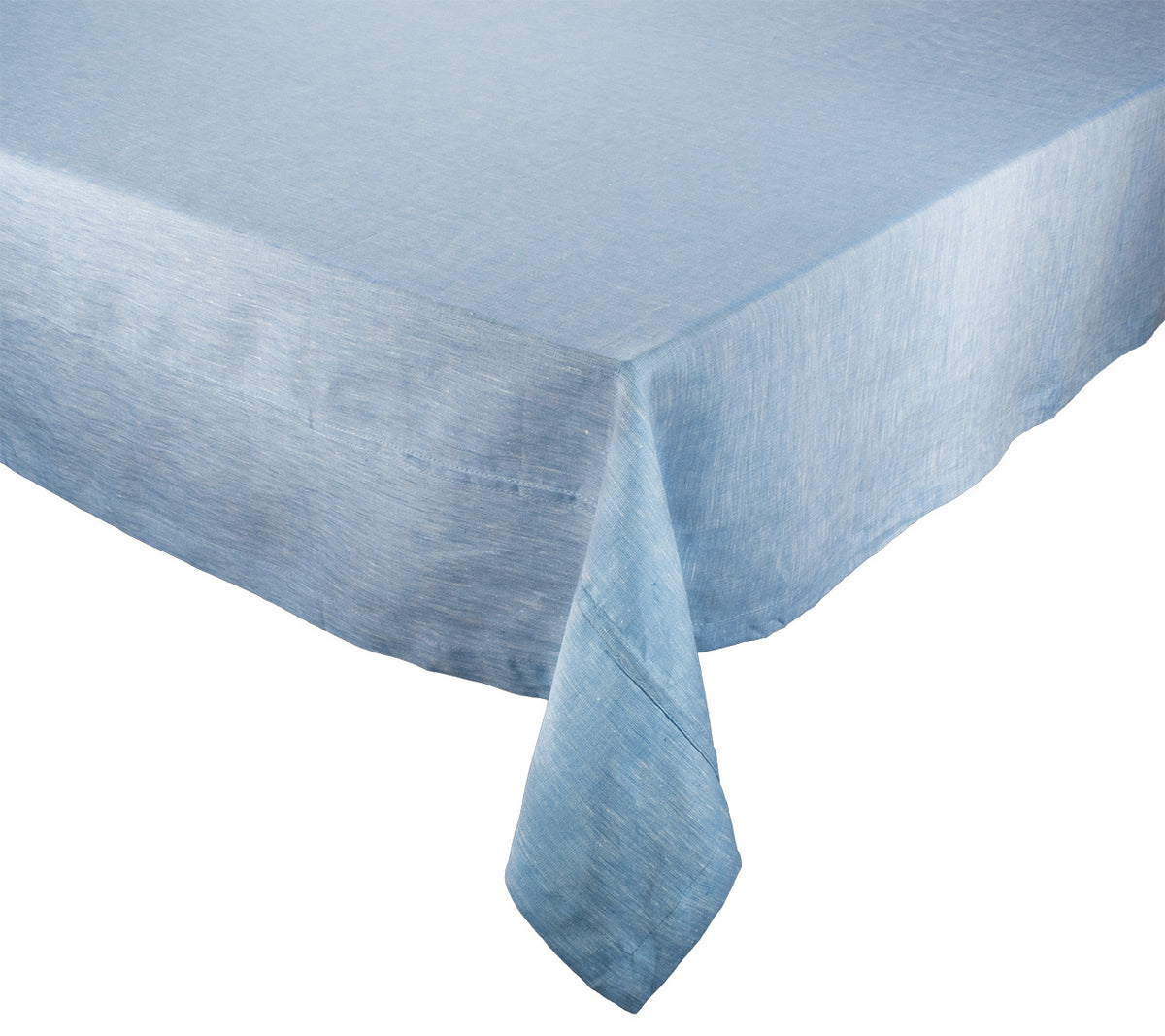 Chambray Tablecloth in Blue