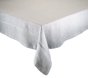 Chambray Tablecloth in Gray