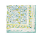 Mira Tablecloth in Seafoam & Green