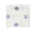Carnation Tablecloth in White & Blue