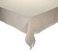 Kim Seybert, Inc.Fringe Tablecloth in Natural & SilverTablecloths