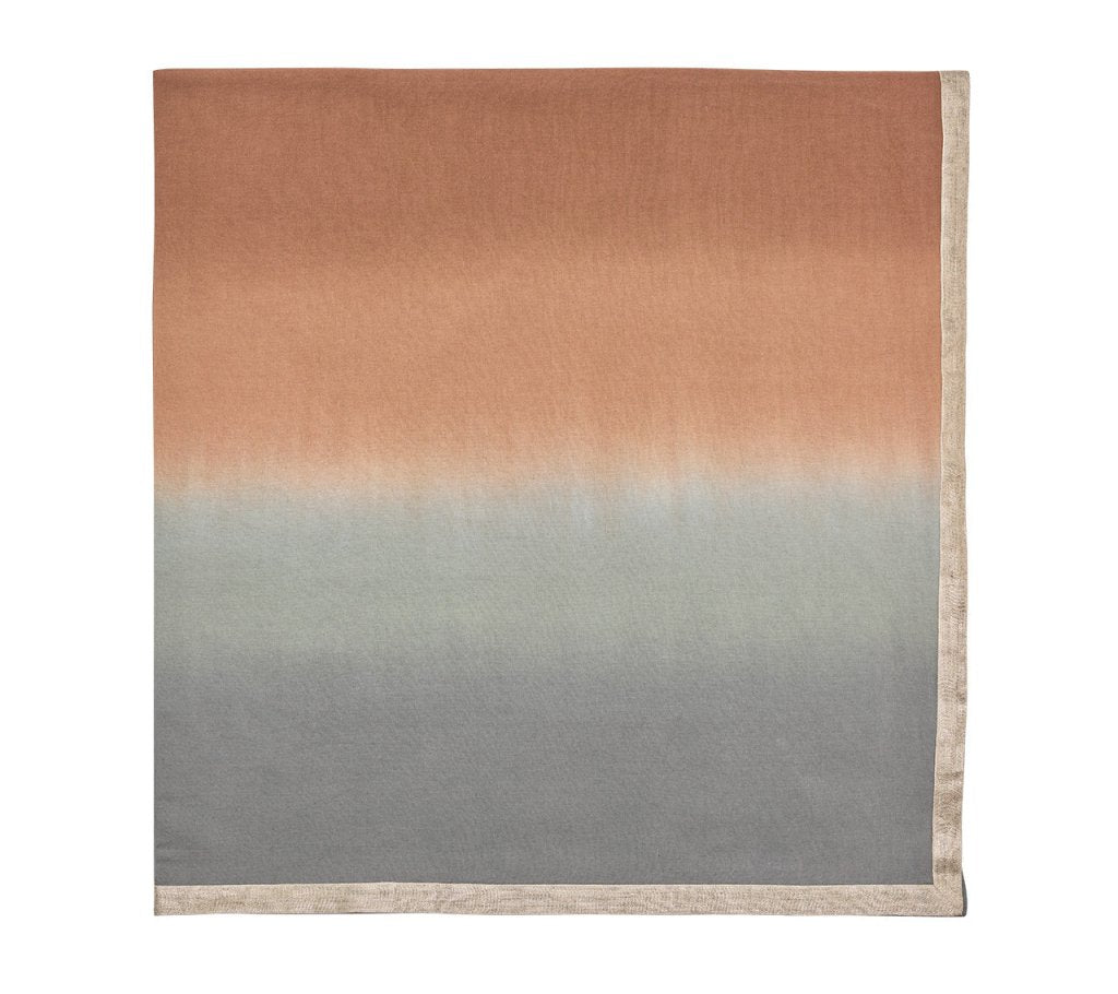 Kim Seybert, Inc.Dip Dye Tablecloth in Beige, Taupe & Gray