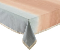 Kim Seybert Luxury Dip Dye Tablecloth in Beige, Taupe & Gray