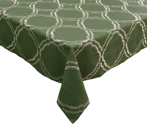 Kim Seybert Luxury Daydream Tablecloth in Olive