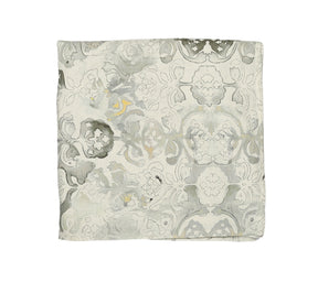 Giverny Tablecloth in Natural & Gray