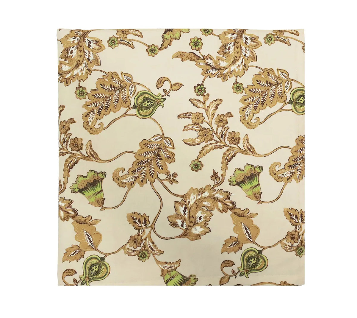 Paisley Vine Tablecloth in Beige & Multi 54x126"