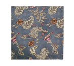 Paisley Vine Tablecloth in Blue & Gray 54x126"