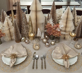 Kim Seybert, Inc.Stardust Placemat in Clear & Gold, Set of 4Placemats