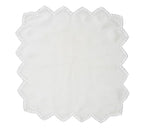 Tapestry Napkin in White, Set of 4