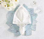Tidal Placemat in Glacier Blue, Set of 2