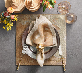 Kim Seybert Luxury Ethereal Placemat in Gold & Silver