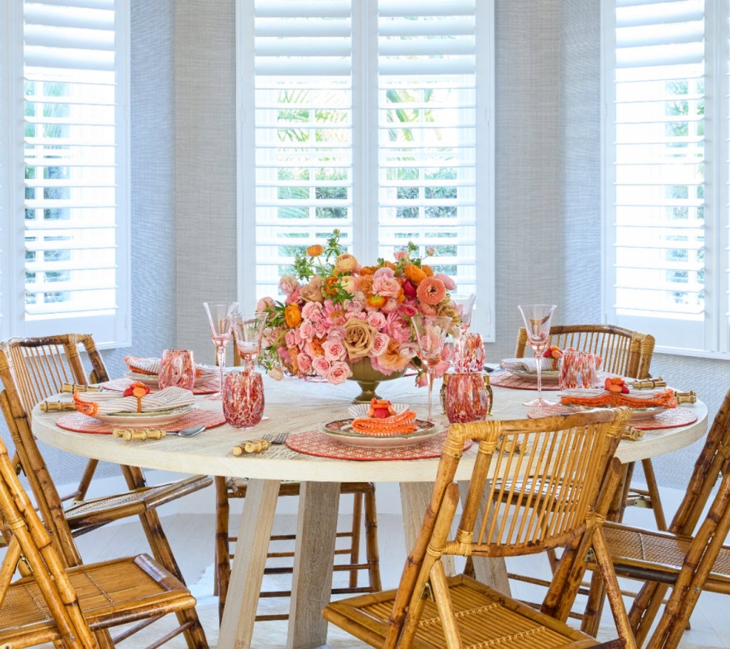 Kim Seybert, Inc.Sea Stone Napkin Ring in Orange, Set of 4Napkin Rings