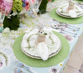 Perennial Placemat in Green, Set of 4