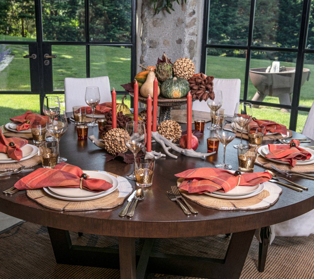 Woodland Placemat in Natural & Brown | Kim Seybert