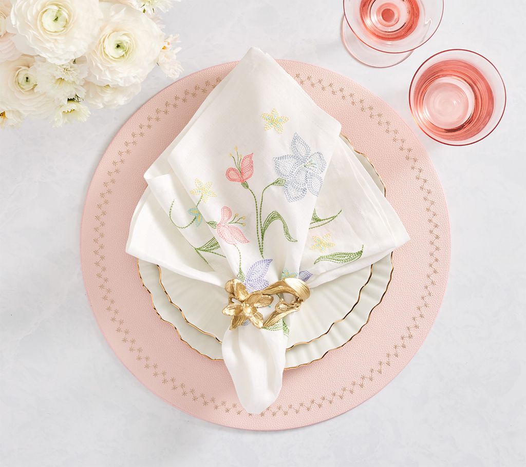 Vista Napkin in White & Multi, Set of 4