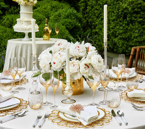 Kim Seybert Luxury Jardin Napkin in White