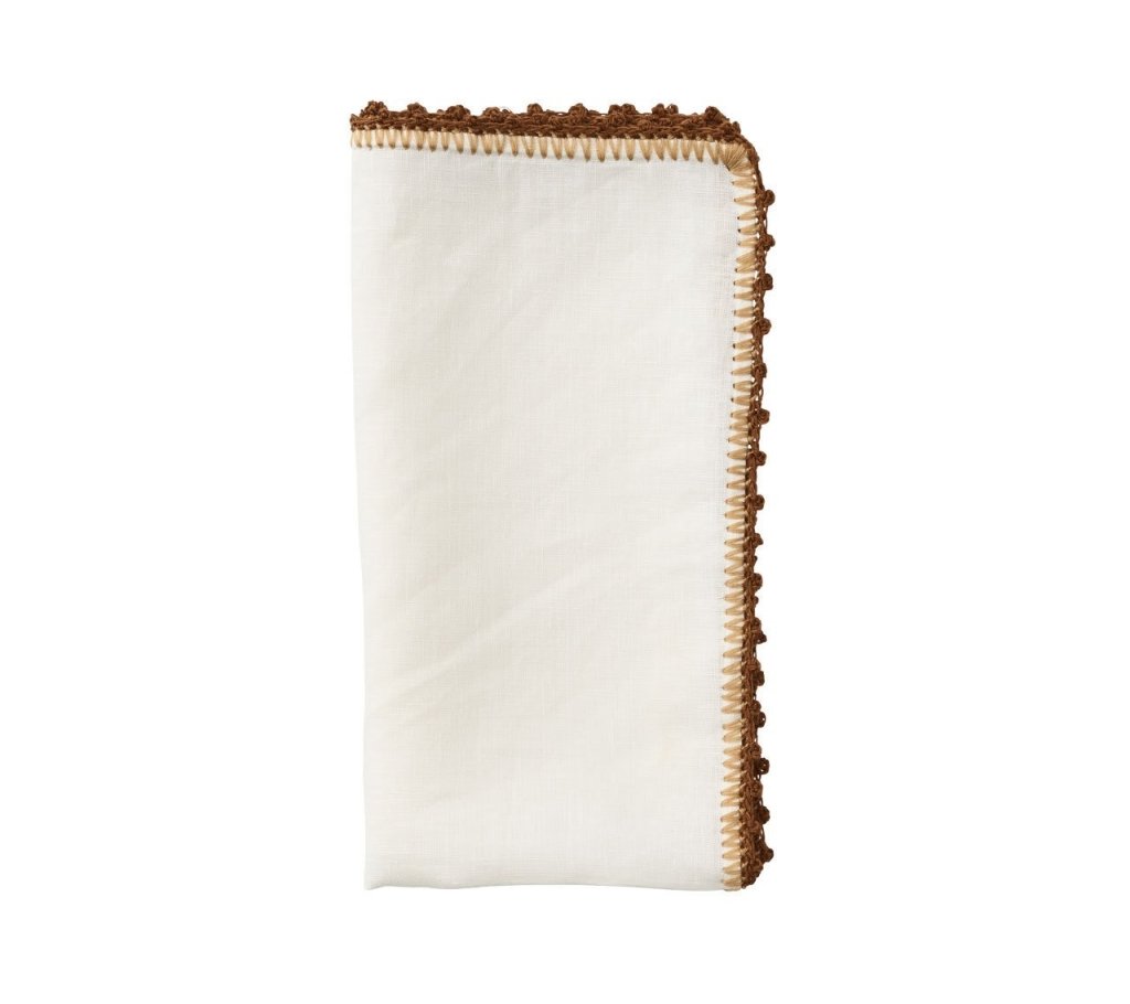 Knotted Edge Napkins, Set of 4