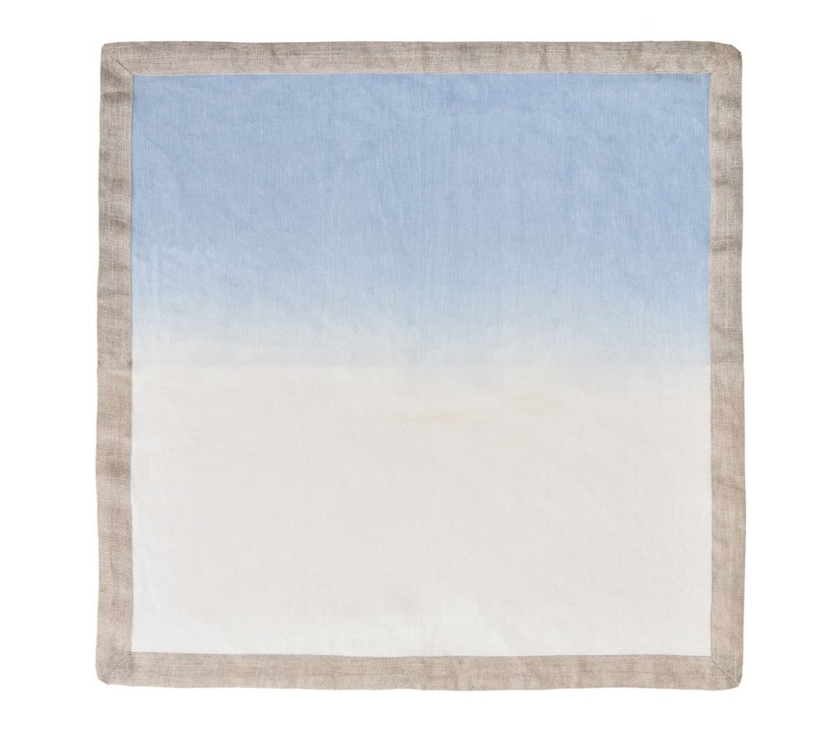 Dip Dye Napkins in Cool Tones, Set of 4