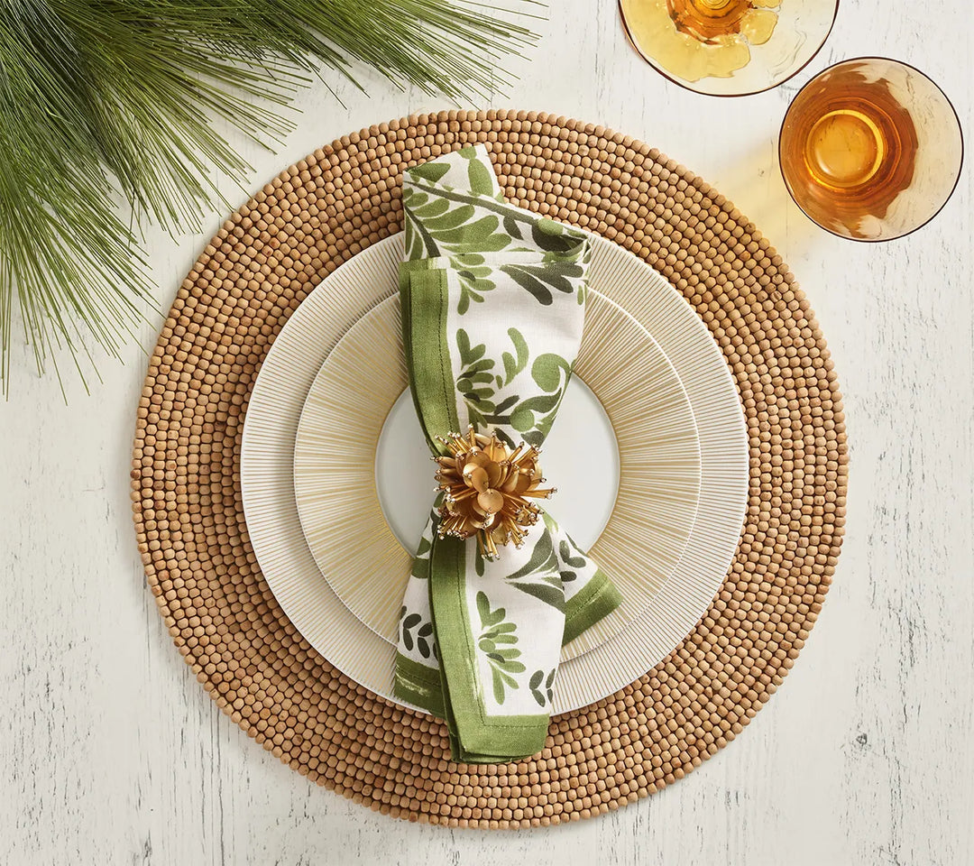 Wood Round Placemat in Natural | Kim Seybert