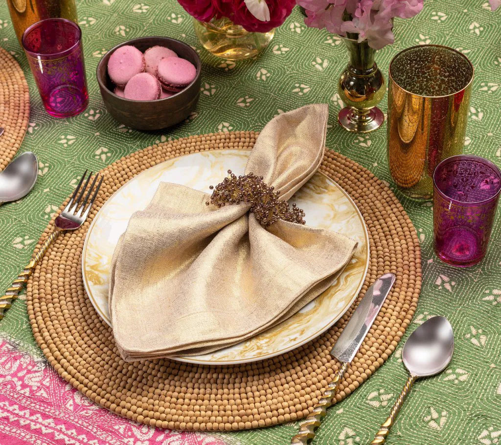 Wood Round Placemat in Natural | Kim Seybert